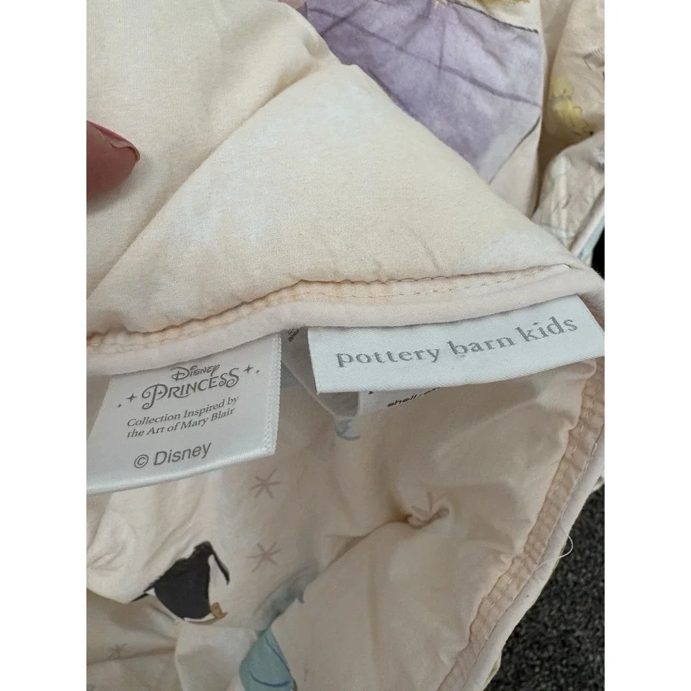 Pottery Barn Teen Girls Full / Queen DISNEY PRINCESS Comforter